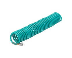 Шланг спиральный воздушный 8 х 12 мм, 18 бар, с быстросъемными соединениями, 10м Stels