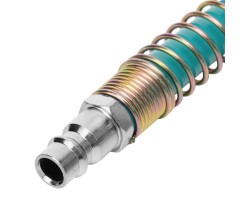 Шланг спиральный воздушный 8 х 12 мм, 18 бар, с быстросъемными соединениями, 10м Stels-foto3