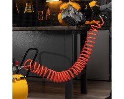 Шланг спиральный воздушный 8 х 12 мм, 18 бар, с быстросъемными соединениями, 10м Stels-foto10