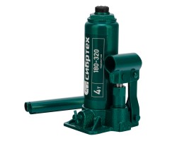 Домкрат гидравлический бутылочный, 4 т, 180-320 мм Сибртех