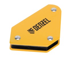 Набор из 2 магнитных сварочных фиксаторов и магнитной клеммы масса Denzel-foto3