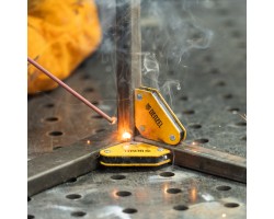 Набор из 2 магнитных сварочных фиксаторов и магнитной клеммы масса Denzel-foto10