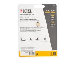 Набор из 2 магнитных сварочных фиксаторов и магнитной клеммы масса Denzel-foto7