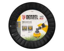 Леска для триммера двухкомпонентная круглая, 2,4мм х 192м, на DIN катушке EXTRA CORD Denzel-foto3