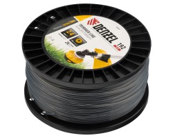 Леска для триммера двухкомпонентная круглая, 2,4мм х 192м, на DIN катушке EXTRA CORD Denzel-foto2