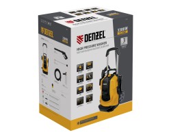 Моечная машина высокого давления R-230iD, 3300 Вт, 230 бар, 600 л/ч, асинх. двиг., бараб.// Denzel-foto24