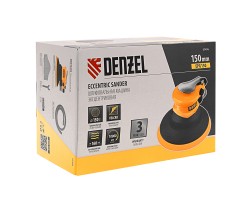 Эксцентриковая шлифовальная машина EPG150, 150 мм, 10000 об/мин, 5 мм, 160 л/мин Denzel-foto7