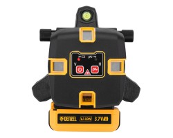 Лазерный уровень LX 05 Red, 20 м, 635 нм, аккумулятор Li 5200 mAh, резьба 5/8" Denzel-foto6