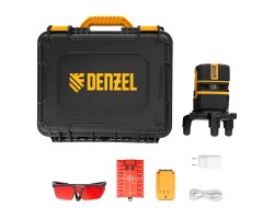 Лазерный уровень LX 05 Red, 20 м, 635 нм, аккумулятор Li 5200 mAh, резьба 5/8" Denzel-foto15