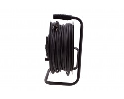 Удлинитель силовой 50 м, 16А, тип УХз16, КГ 3 x 1.5 мм, на стальной катушке, 4 розетки Сибртех-foto8