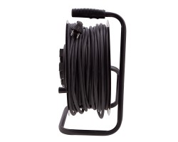 Удлинитель силовой 50 м, 16А, тип УХз16, КГ 3 x 1.5 мм, на стальной катушке, 4 розетки Сибртех-foto2