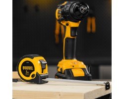 Рулетка 5м х 25мм, двухкомп. корпус, кнопка-пауза Denzel-foto9