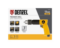 Пневматическая дрель PD500, 500 об/мин, 114 л/мин, 13 мм Denzel-foto12