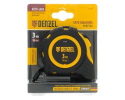 Рулетка 3м х 16мм, обрезиненный корпус, автоматическая фиксация Denzel-foto6