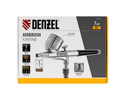 Аэрограф с верхним бачком AB1, 0.2/0.3/0.5 мм, 7 мл, 9 л/мин Denzel-foto4