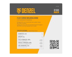 Порошковая проволока Е71TGS, диам. 1 мм, 1 кг, диам. катушки D100 Denzel-foto7