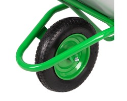 Тачка садово-строительная, грузоподъемность 170 кг, обьем 90 л Сибртех-foto9