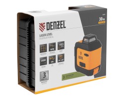 Лазерный уровень мультипризм. LXI 360-3 Green, 30 м, 520 Нм, акк. Li 2800 mAh, резьба 1/4" Denzel-foto13