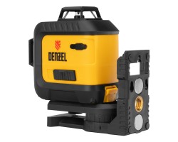 Лазерный уровень мультипризм. LXI 360-3 Green, 30 м, 520 Нм, акк. Li 2800 mAh, резьба 1/4" Denzel-foto3