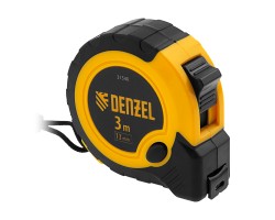 Рулетка 3м х 13мм, двухкомп. корпус, кнопка-пауза Denzel