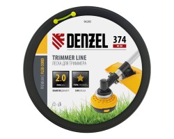 Леска для триммера звезда, 2,0мм х 374м, на DIN катушке FLEX CORD, Denzel-foto3