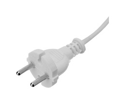 Шнур электрический соединительный, для настольной лампы, 1.7 м, 120 Вт, белый, тип V-1 Сибртех-foto2