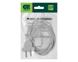 Шнур электрический соединительный, для настольной лампы, 1.7 м, 120 Вт, белый, тип V-1 Сибртех-foto4