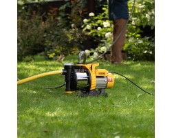 Садовый поверхностный насос GP1100SS, 1100 Вт, 4000 л/ч, подъем 45 м, пластик Denzel-foto19