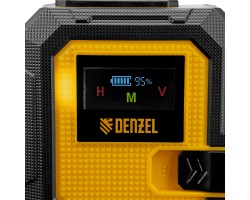 Лазерный уровень мультипризменный DLV 360-4T, 30 м, зеленый луч, Li-Ion 2,4 Aч, штатив// Denzel-foto12