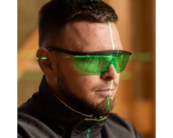 Лазерный уровень мультипризменный DLV 360-4T, 30 м, зеленый луч, Li-Ion 2,4 Aч, штатив// Denzel-foto35