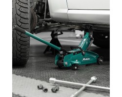 Домкрат гидравлический подкатной, 2 т, 127-330 мм Сибртех-foto20