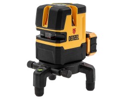 Лазерный уровень LX 06 Green, 30 м, 520 нм, аккумулятор Li 5200 mAh, резьба 5/8" Denzel