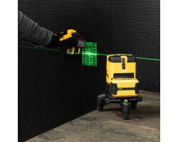 Лазерный уровень LX 06 Green, 30 м, 520 нм, аккумулятор Li 5200 mAh, резьба 5/8" Denzel-foto9