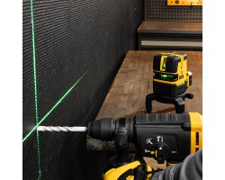 Лазерный уровень LX 06 Green, 30 м, 520 нм, аккумулятор Li 5200 mAh, резьба 5/8" Denzel-foto8