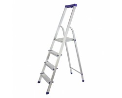 Стремянка алюминиевая с органайзером Универсал, 4 ступени, Россия, Сибртех