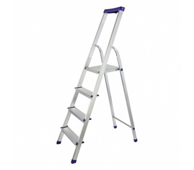 Стремянка алюминиевая с органайзером Универсал, 4 ступени, Россия, Сибртех