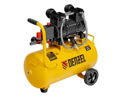 Компрессор безмасл. малошумный DLP-950/24, 950Вт,24 л, 2850 об/мин, 170 л/мин Denzel-foto3