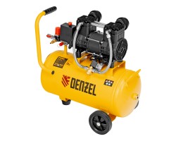 Компрессор безмасл. малошумный DLP-950/24, 950Вт,24 л, 2850 об/мин, 170 л/мин Denzel-foto4