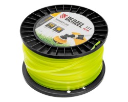Леска для триммера квадрат, 3,0мм х 111м, на DIN катушке FLEX CORD Denzel-foto2