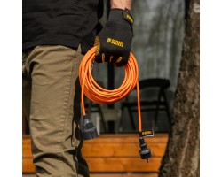 Удлинитель-шнур силовой Garden Series, б/з, ПВС, 10м, 1 розетка, 2 x 1,5 мм, Denzel-foto9