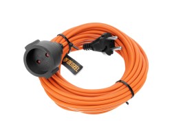 Удлинитель-шнур силовой Garden Series, б/з, ПВС, 10м, 1 розетка, 2 x 1,5 мм, Denzel