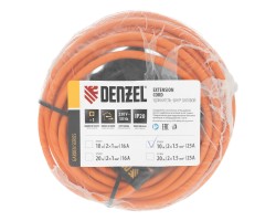 Удлинитель-шнур силовой Garden Series, б/з, ПВС, 10м, 1 розетка, 2 x 1,5 мм, Denzel-foto7