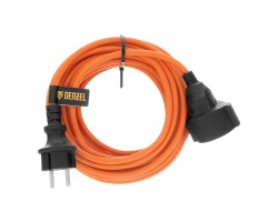Удлинитель-шнур силовой Garden Series, б/з, ПВС, 10м, 1 розетка, 2 x 1,5 мм, Denzel-foto3