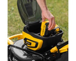 Газонокосилка аккумуляторная бесщет. DLM-460, 460 мм, травосб. 65 л., Li-Ion, 40 В Denzel-foto37