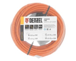 Удлинитель-шнур силовой Garden Series, б/з, ПВС, 10м, 1 розетка, 2 x 1 мм, Denzel-foto7