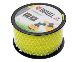 Леска для триммера звезда, 4,0мм х 93м, на DIN катушке FLEX CORD Denzel-foto2