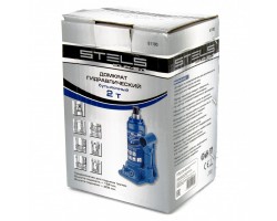 Домкрат гидравлический бутылочный, 2 т, H подъема 158-308 мм Stels-foto5