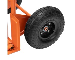 Тележка ручная 2-х колесная, усиленная, г/п 250кг, откидная платформа 530х400мм Сибртех-foto9