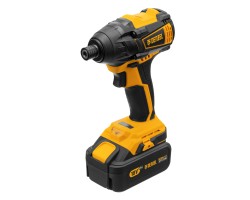 Винтоверт ударный аккумуляторный бесщет CID-IB-200 18В Li-Ion Denzel 