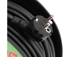 Удлинитель силовой на кабельной катушке, ПВС, 50 м, 4 розетки с крышкой, IP44, 16А, УХз16, Сибртех-foto5